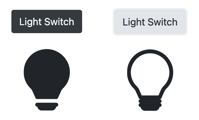 Screenshot of Light Switch component